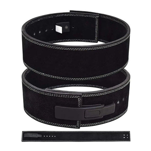 Ceinture de musculation unisexe en cuir de vachette, réglable, avec logo personnalisé, en tissu doux de haute qualité, pour entraînement de force et de musculation. - Product Image 3