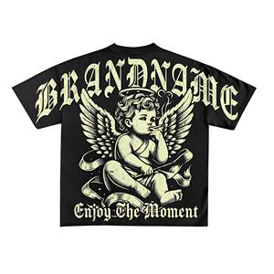 เสื้อยืดผ้าฝ้ายเนื้อนุ่มระบายอากาศได้ดีสำหรับผู้ชายเสื้อยืดผ้าฝ้ายธรรมดาระบายอากาศได้ดี - Product Image 3