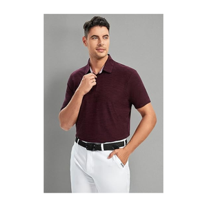 Camisetas Polo Lisas Suaves de Venta Directa de Fábrica, Camisetas Polo de Algodón para Hombre de Talla Grande con Cuello Alto, Diseño Personalizado y Transpirable - Product Image 1