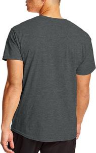 Polo de algodón orgánico 100% para hombre, camiseta con logotipo personalizado bordado, transpirable, 240GSM, manga corta, Top de punto ajustado, estampado 3D Puff - Product Image 4