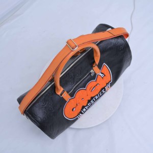 Sacs de voyage pour hommes en cuir véritable de luxe avec doublure en polyester, finition Crazy Horse tendance, fermeture à glissière - Product Image 3