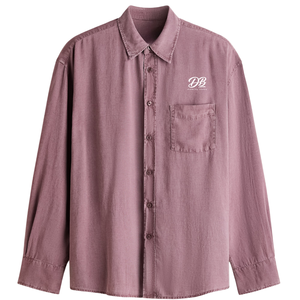 Camisa Casual de Hombre con Botones, Manga Larga, Mezcla de Algodón, con Bolsillo en el Pecho, Corte Relajado, Uso Diario, Personalizable, OEM, Venta al Por Mayor - Product Image 1