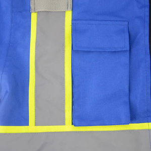Blouson d'extérieur matelassé haute visibilité réfléchissant à capuche, léger, imperméable et respirant pour l'été - Product Image 4