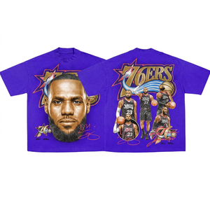 Camiseta de Algodón Grueso Premium para Hombre con Corte Holgado y Hombros Caídos para Marcas de Ropa Urbana Personalizada - Product Image 6