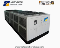 Refroidisseur à vis à double tête refroidi par air 180HP/560.8KW, système de refroidissement d'eau industriel