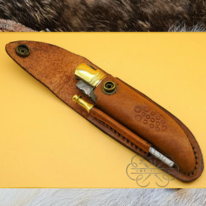 Couteau de poche Laguiole français en acier Damas fait main, manche en os, élégant, pour le camping et la chasse en extérieur, personnalisable OEM - Product Image 3