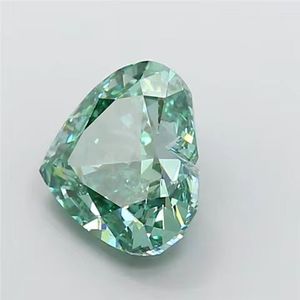 Diamante Verde Cultivado en Laboratorio de 9.00 Ct, Corte Corazón, Claridad VS1, Piedra Suelta Certificada para Anillo de Compromiso y Joyería - Product Image 3