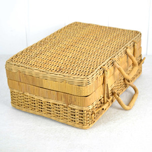 Maleta de almacenamiento plegable, mejor precio al por mayor, maletas de ratán, decoración estilo boho, maletas. - Product Image 1