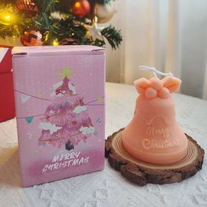 เทียนตกแต่งคริสต์มาสเทียนหอมขี้ผึ้งถั่วเหลืองฉลากส่วนตัวหรูหรากลิ่นหอมวันหยุดสร้างสรรค์ที่โดดเด่นเทียนสำหรับของขวัญงานปาร์ตี้ - Product Image 5