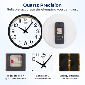 นาฬิกาแขวนผนังตกแต่งบ้านแบบเรียบง่าย ดีไซน์บางเฉียบ รุ่นล่าสุดปี 2026 นาฬิกาแขวนสำนักงาน มีให้เลือกหลายสี - Product Image 6