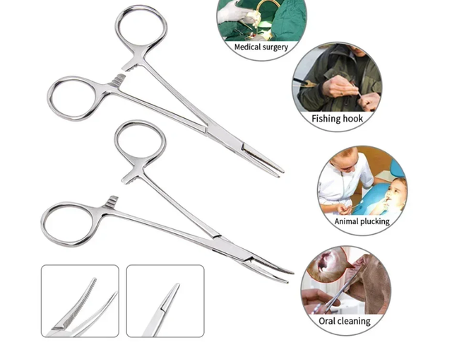 12.5cm Stainless Steel Hemostatic Clamp Forceps Surgical Tools best quality in cheap price supplier Pakistan