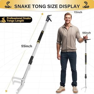 Herramienta Profesional para Atrapar Serpientes, Pinzas Plegables, Palo para Capturar Reptiles, Equipo para Manipular Cascabelas, Agarre Fuerte y Resistente - Product Image 2