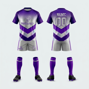 Uniforme de rugby pour hommes à prix raisonnable, méthode d'impression par transfert thermique, uniforme à manches courtes, toutes saisons, prix de gros - Product Image 1