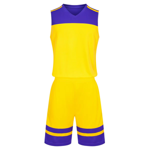 Hot Sale Custom Reversible Basketball Uniform 100% Polyester Eco-Friendly Breathable Quick Dry Adult Custom Team Name - Product Image 1