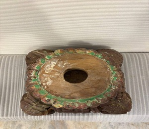 ที่วางเทียนไม้ ของตกแต่งบ้าน ทำจากไม้เนื้อแข็ง ใช้สำหรับตกแต่งภายในบ้าน - Product Image 5