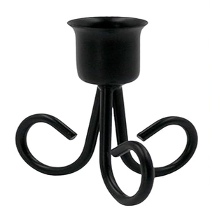 Iron <b>Candlestick</b> <b>Holder</b> European Metal Candle <b>Holder</b> for Wedding And Christmas Ornament <b>Black</b> Wrought Iron <b>Candlestick</b> <b>Holder</b> - Product Image 2