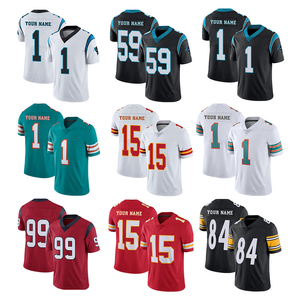 Custom American Football Jersey Men's Team Uniform Personalized Game Shirt Breathable Athletic Sportswear OEM Manufacturer - Product Image 5