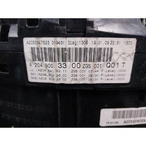 ชุดหน้าปัดเรือนไมล์มือสองสำหรับรถยนต์ C-class รุ่น A2049003300 - Product Image 6
