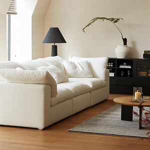 تصميم عصري من 3 قطع من وحدات الضغط ، سحابة كوردروي ، أثاث RH قابل للتحويل ، مستوحى من المصنع مباشرة في الصين - Product Image 4