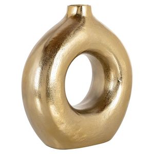 Maceta de Metal con Diseño Abstracto, Florero de Lujo para Plantas Artificiales, Decoración Moderna para Sala de Estar, Hogar, Hotel - Product Image 1