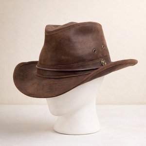 Sombrero de Vaquero de Cuero Hecho a Mano de Alta Calidad para Viajes y Uso al Aire Libre, Colores Personalizados, Unisex, Regalo - Product Image 3