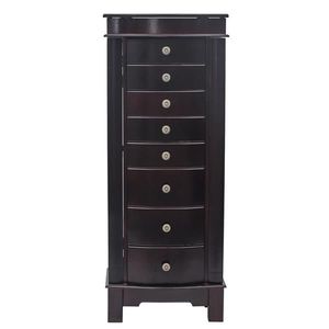 16 ganci per collana e 2 porte a battente laterali; Organizzatore con specchio - Product Image 2