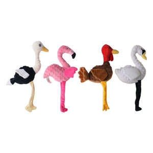 D KING Jouets interactifs populaires en peluche en forme de cygne pour animaux de compagnie, accessoires, jouets couineurs réalistes pour chiens - Product Image 3