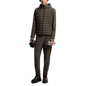 Chaqueta de Punto de Invierno para Hombre de Alta Calidad, Manga Larga, Talla Grande, con Cierre, Informal, con Logotipo Frontal y Capucha - Product Image 6
