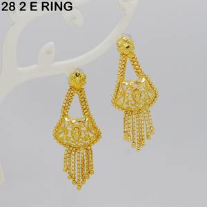 Traditional Farming Look Indian Festival Traditional New design Premium Quality <b>Artificial</b> Long Earrings Tassel Drop Earrings - Product Image 4
