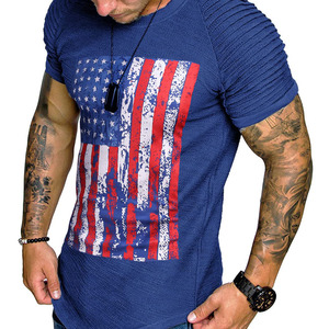 Camiseta de Manga Corta para Hombre, 100% Algodón, con Bolsillo, Antiarrugas, de Secado Rápido, Estilo Casual, Tejido de Punto - Product Image 4