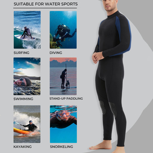 Combinaison de plongée homme de qualité supérieure, fermeture éclair avant, néoprène, isolation thermique, pour la plongée en eau profonde - Product Image 5