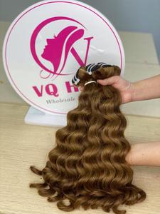 Virgen sin procesar Super doble cutícula dibujada alineada cabello rizado vietnamita crudo estilo de onda natural vendedor de cabello humano comprometido - Product Image 2