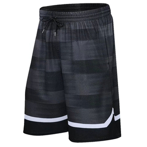 Shorts de basket-ball en mesh sublimé unisexe de haute qualité, personnalisables avec le nom de l'équipe et les numéros, shorts de basket-ball pour hommes - Product Image 4