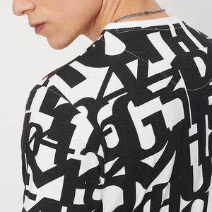Men's Graphic Digital Print Cotton T-shirt Short Sleeves Hip Hop Fashion <b>Tshirts</b> Loose Drop Shoulder Casual T Shirt - Product Image 6