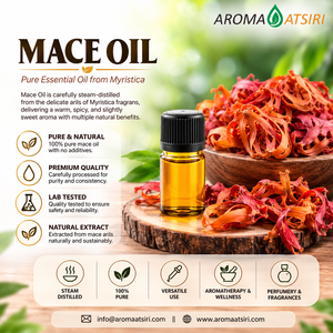 น้ำมันหอมระเหยอะโรม่าอัทซีรี 100% บริสุทธิ์ กลั่นด้วยไอน้ำ กลิ่นหอมเผ็ดร้อน สำหรับอโรมาเธอราพีและน้ำหอม - Product Image 3