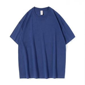 T-shirt Homme Blanc Uni Col Rond Coupe Classique 100% Coton 230 GSM Tricoté Lourd Streetwear Personnalisable avec Logo Avant - Product Image 6
