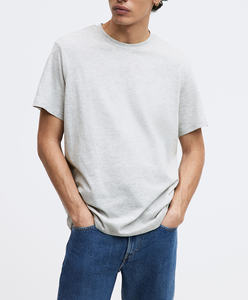 Nouveauté : T-shirt homme col rond, manches courtes, uni, design élégant, prix bas. - Product Image 3