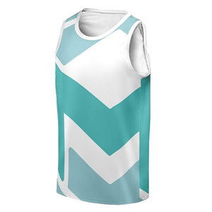 Débardeur Homme Personnalisé en Gros, Impression par Sublimation Intégrale, Maillot sans Manches en Polyester, Gilet de Sport, Singlet d'Entraînement en Gros - Product Image 2