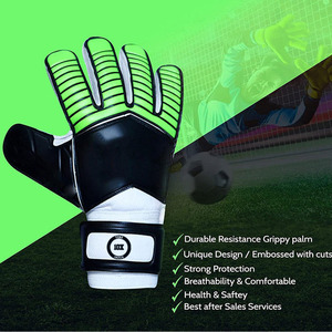 Conception confortable de qualité supérieure avec un excellent contrôle du ballon et une excellente adhérence. Gants de gardien de but de haute qualité. - Product Image 6
