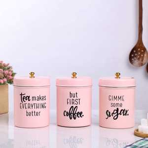 Nuevo Contenedor de Almacenamiento, Recipiente Metálico para Alimentos y Especias con Tapa, Diseño Martillado, para la Cocina - Product Image 4