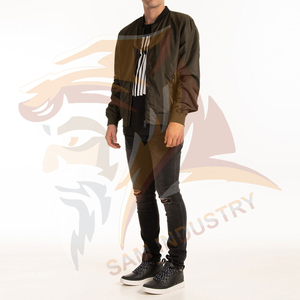 Chaqueta Bomber Impermeable de Invierno para Hombre, Talla Grande, con Cierre, Forro de Punto, Personalizable - Product Image 2