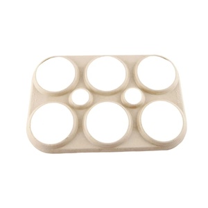 Premium Paper <b>Pulp</b> 6 Pack Can Rings Biodegradable Drink Carrier with Customized Sizes Plastic Free Beverage Packaging Breweries - Product Image 1
