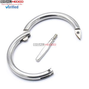 Anneau nasal pour bovins en acier inoxydable, accessoire d'élevage, antirouille, surface lisse sans bavures, sûr - Product Image 5