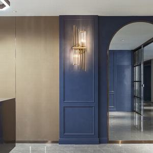 Villa Duplex Licht Luxus Kristall Wand lampe Korridor Treppe Dekoration Doppelkopf Kristall - Product Image 4