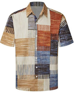Camiseta de Verano Informal para Hombre, de Manga Corta, Corte Holgado, Color Sólido, de Algodón Transpirable, Ligera y Cómoda - Product Image 1