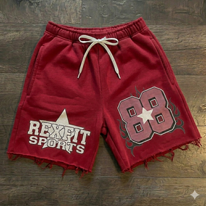 REXFIT SPORTS Shorts décontractés pour hommes, streetwear, fabricant OEM, shorts de sport, logo personnalisé, shorts de sport en coton, shorts de fitness, shorts de course - Product Image 6