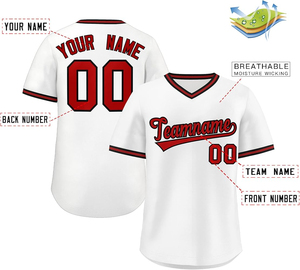 Camiseta de Béisbol con Número Bordado Antibacterial, Impresión por Transferencia de Calor, Talla Grande, Estilo Fresco, Cierre de Botones, Transpirable y de Secado Rápido - Product Image 2