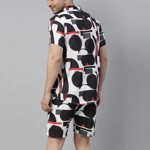 Conjunto Deportivo de Secado Rápido para Hombre, Camiseta y Pantalones Cortos de Verano para Gimnasio, para Estilos de Vida Activos - Product Image 3