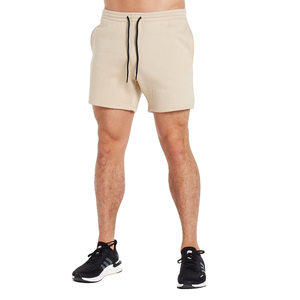 Shorts de sport d'été pour hommes en gros, unis, décontractés, anti-plis, avec taille élastique et poches, écologiques, pour l'entraînement et la course à pied - Product Image 1