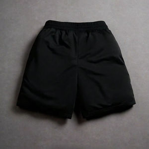 Streetwear Men's Casual Summer Graphic Shorts Flame Letter Print <b>Elastic</b> Waist Beach Shorts Black Polyester Puff Printed Shorts - Product Image 6